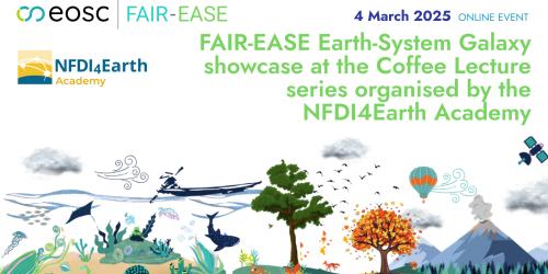 FAIR-EASE Earth-System Galaxy showcase at the Coffee Lecture series organised by the NFDI4Earth Academy